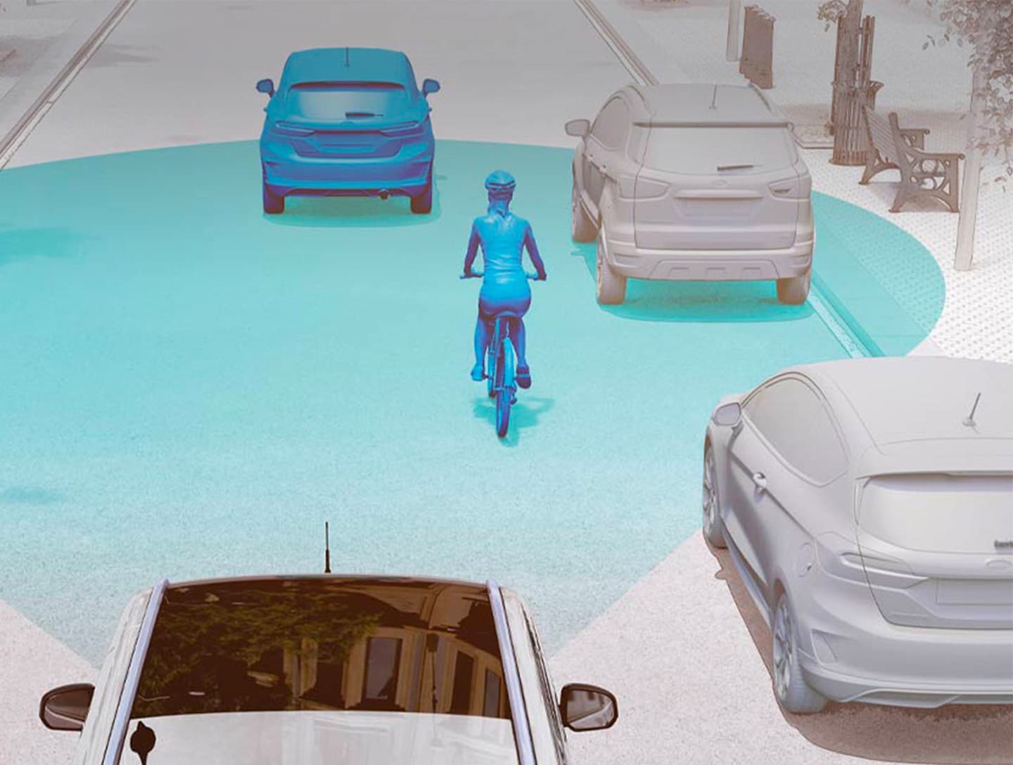 Ford Tourneo oben Assistent Kollision