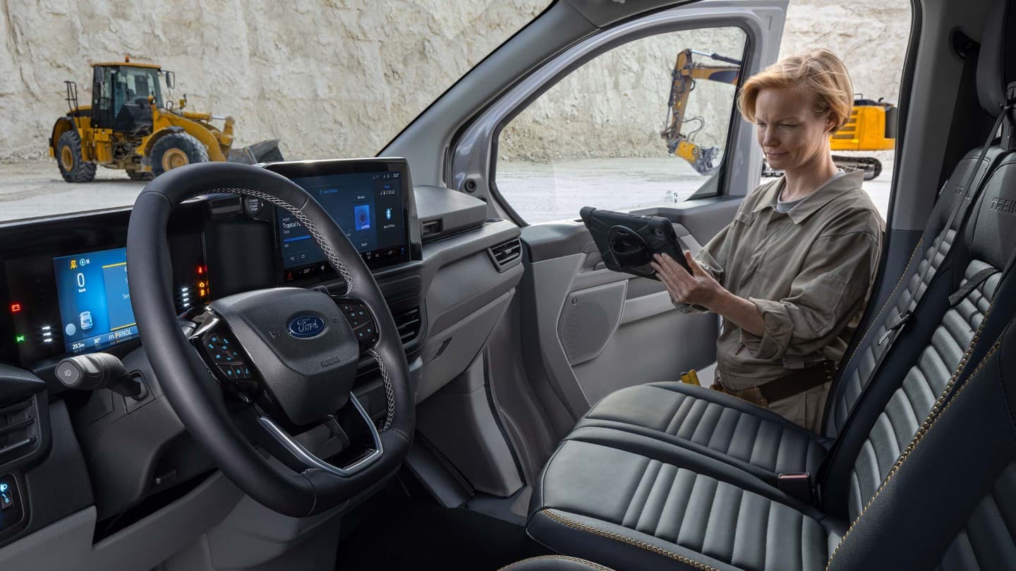 Innenraum des Ford Transit Custom
