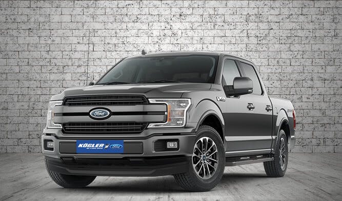 Ford F-150 Lariat front grau